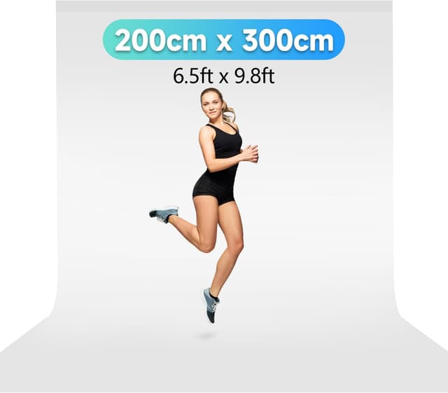 Detalle 2 de JEBUTU White Backdrop 2m x 3m