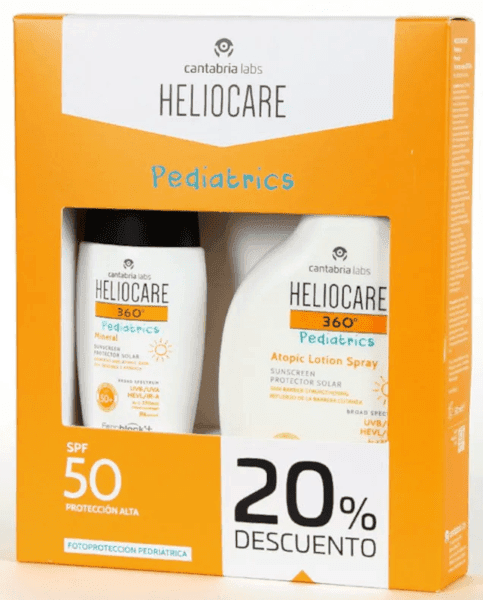 Detalle de Cantabria Labs Heliocare 360 SPF50+ Pack niños
