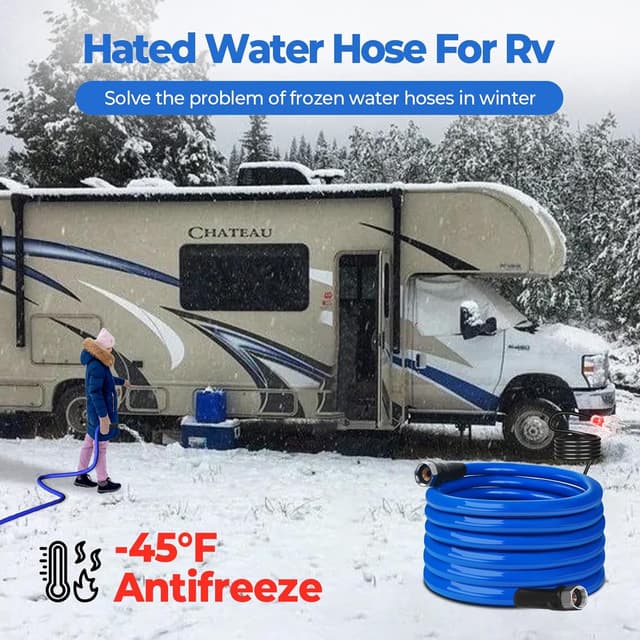 Thumbnail 4 de HOHOMETIC 100FT Heated Water Hose for RV