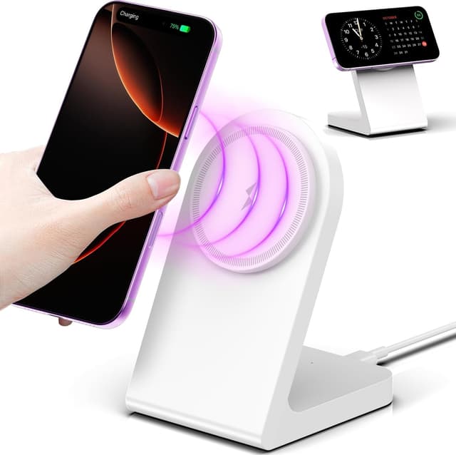 Detalle de Magnetic Wireless Charger for iPhone 17/16/15/14