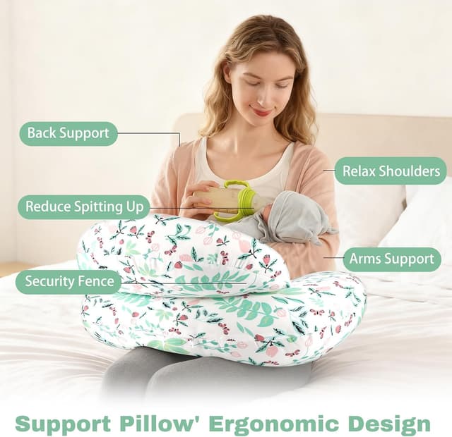 Detalle 2 de Cuscino allattamento Vasmeiy con bordo sicuro