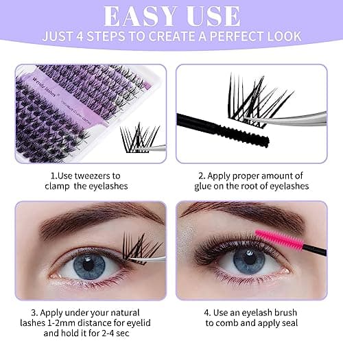 Thumbnail 3 de Faux cils individuels 0.07 mm avec effet 3D ⚙️