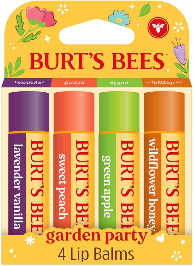 Detalle de Burt's Bees Garden Party Lip Balm Set 4-Pack