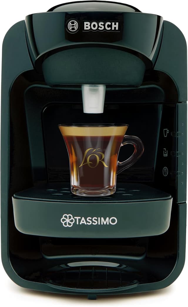 Detalle 2 de Tassimo by Bosch Suny Special Edition TAS3102GB pod coffee machine (Black) – one-button Intellibrew