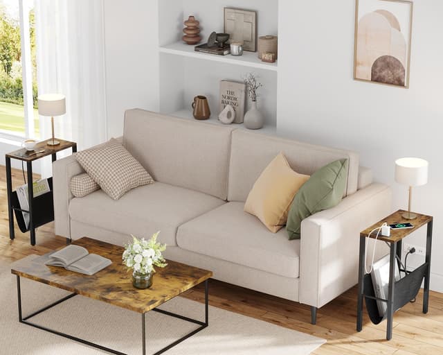 Thumbnail 3 de Vagusicc Narrow Side Table with Charging Station