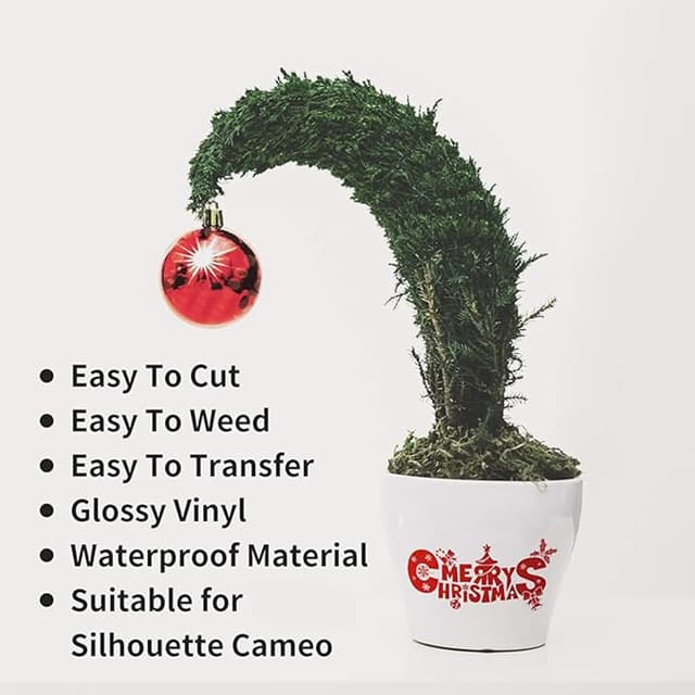 Detalle de Vinylfolie Plotter 40er-Set: 30,5 x 30,5 cm permanente Klebefolien (glänzend, matt & metallisch) für Silhouette Cameo & Cutter