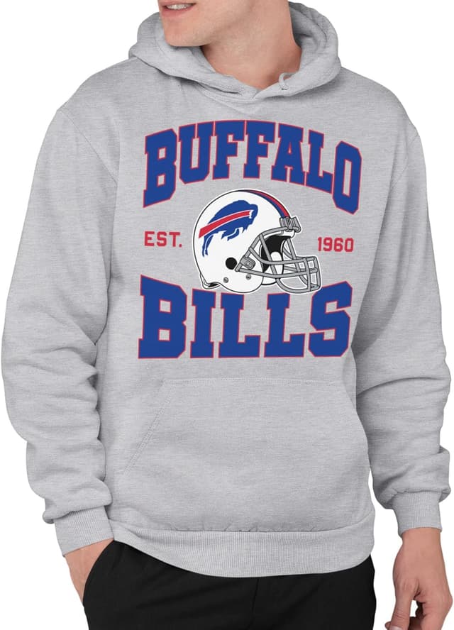 Detalle de Junk Food NFL Buffalo Bills Signature pullover hoodie (unisex relaxed fit)