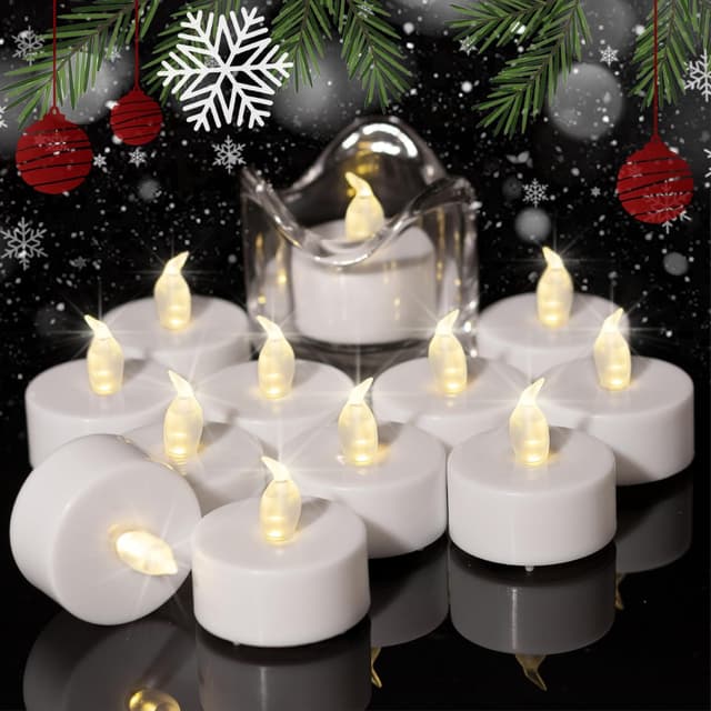 Detalle de Auralome LED Tea Lights 12 Pack