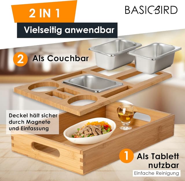 Thumbnail 3 de BASICBIRD Couchbar Snackbox