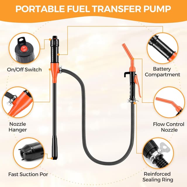Thumbnail 4 de Kiweoci Cordless Fuel Pump 3 GPM