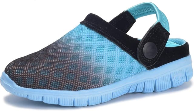 Detalle de Sabots et mules respirants pour fille/garçon en maille – chaussons d’été antidérapants pour jardin, plage et piscine