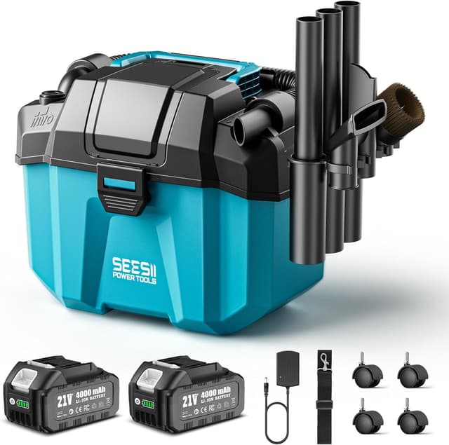 Detalle de Seesii Aspirateur 10 L 8000 mAh đź§ą
