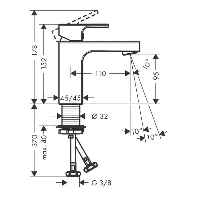 Thumbnail 1 de Hansgrohe Vernis Shape 100 Monomando 💧