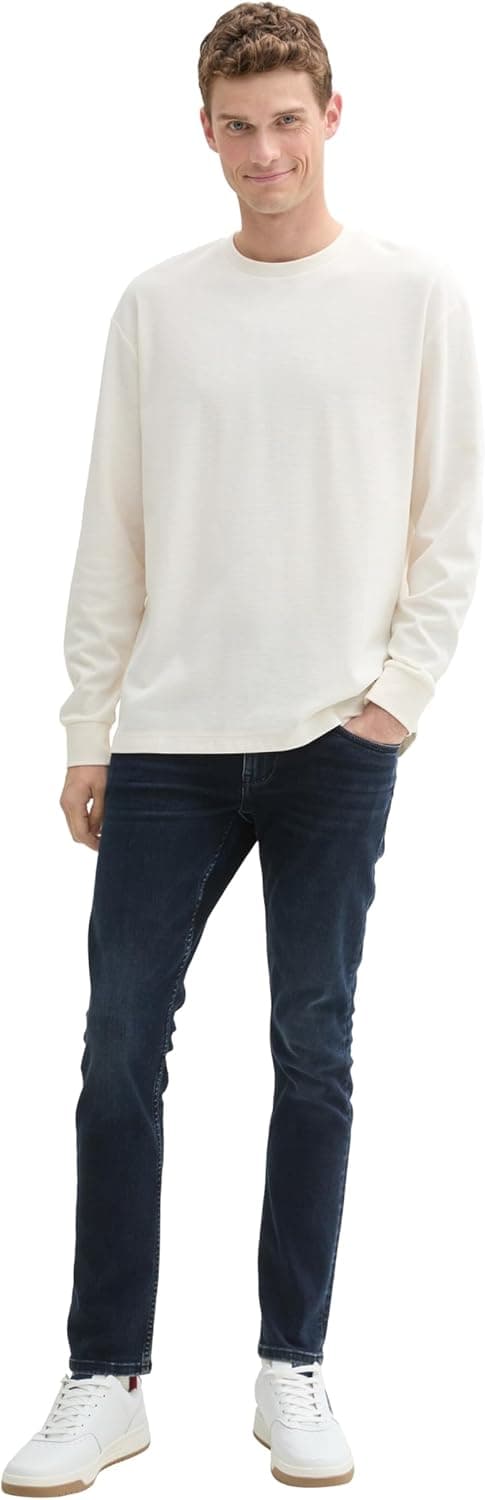 Detalle 2 de Tom Tailor Uomo Jeans Troy Slim 1021160 a 5 tasche