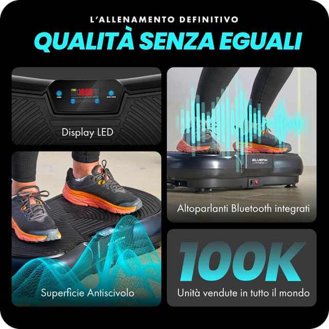 Thumbnail 4 de Bluefin Fitness Pedana Vibrante Ultra Slim 180 livelli