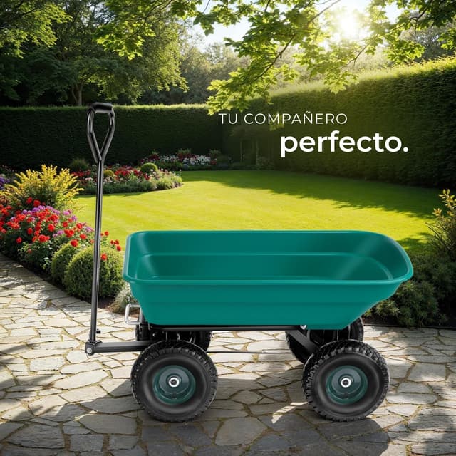 Thumbnail 6 de tectake Carro de Jardin 120 kg