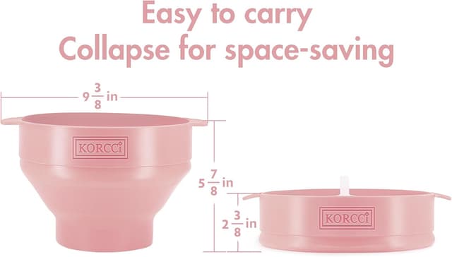 Thumbnail 2 de Korcci Microwaveable Silicone Popcorn Popper 🍿