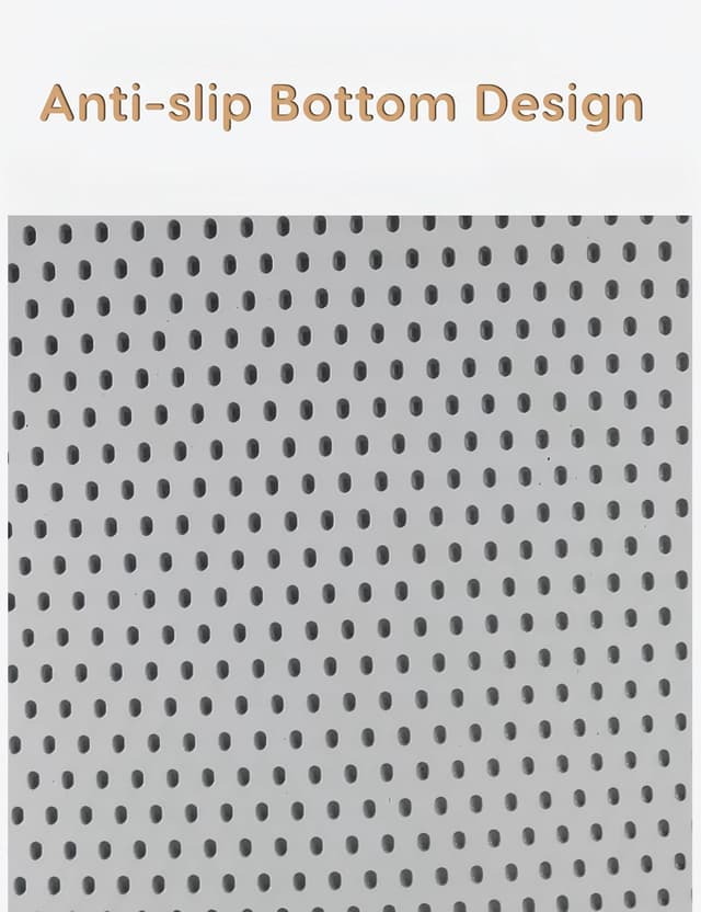 Detalle 2 de Tapis de litière pour chat PalNests, double couche EVA antidérapant imperméable 60 x 40 cm (gris)