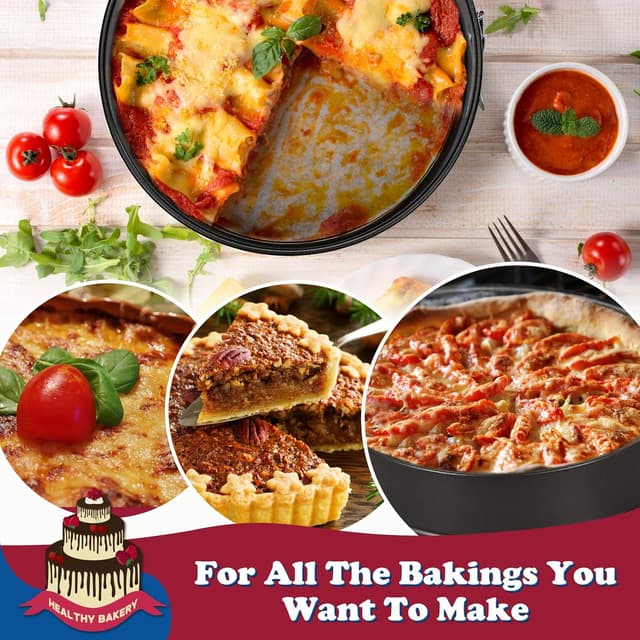 Thumbnail 5 de HIWARE 9 Inch Cheesecake Springform Pan 🍰