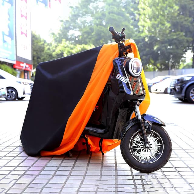 Detalle 2 de LIHAO Motorrad-Abdeckplane Outdoor 245x105x125 cm wasserdicht mit Aufbewahrungstasche