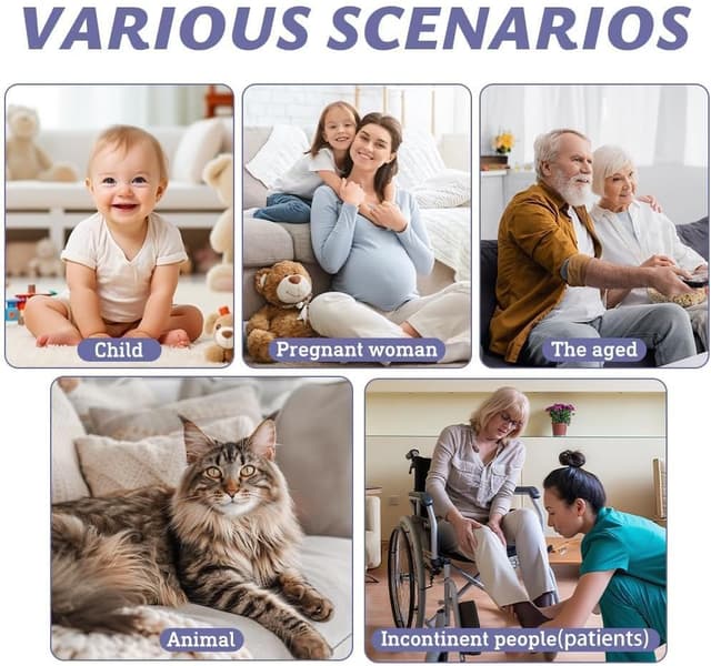 Thumbnail 6 de DUJUIKE telo assorbente per incontinenza 90x135