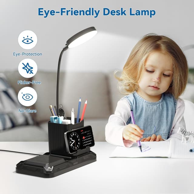 Thumbnail 2 de KDD Schreibtischlampe 4 in 1 mit kabellosem Laden