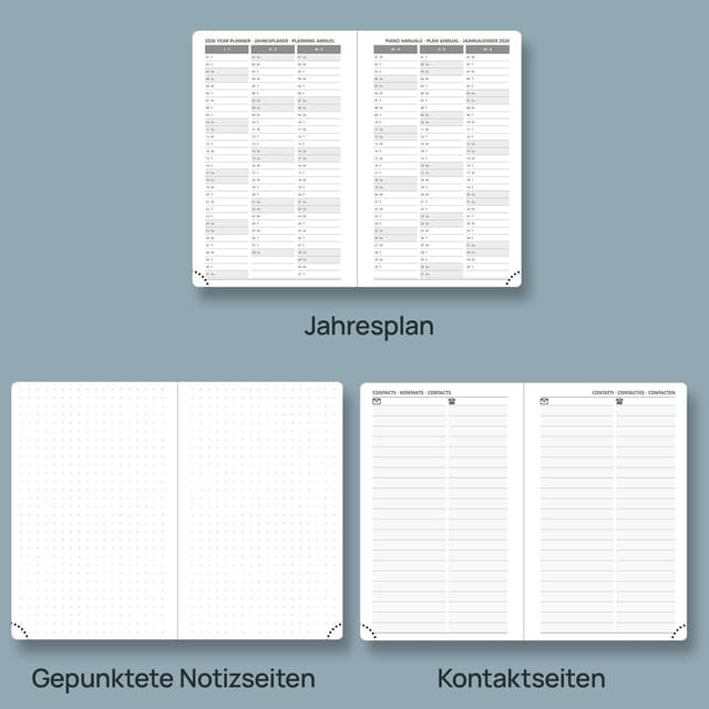 Thumbnail 4 de POPRUN Taschenkalender A6 2026 📒