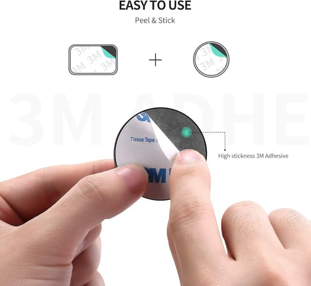 Thumbnail 5 de UGREEN Placca Metallica Adesiva 4 Pezzi 1.8" x 2.6"