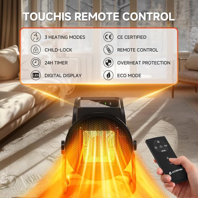 Thumbnail 2 de Stufetta Elettrica 3000W termoventilatore