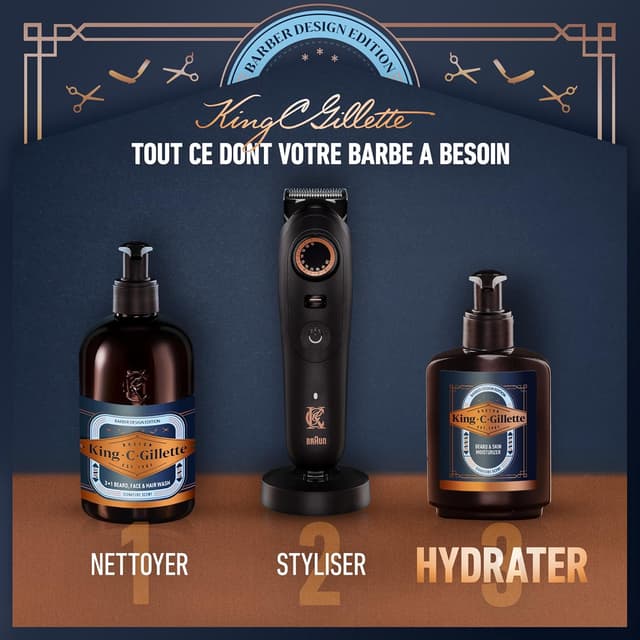 Thumbnail 6 de King C. Gillette Soin barbe et visage hydratant à la vitamine B3 et huile d’argan, 100 ml