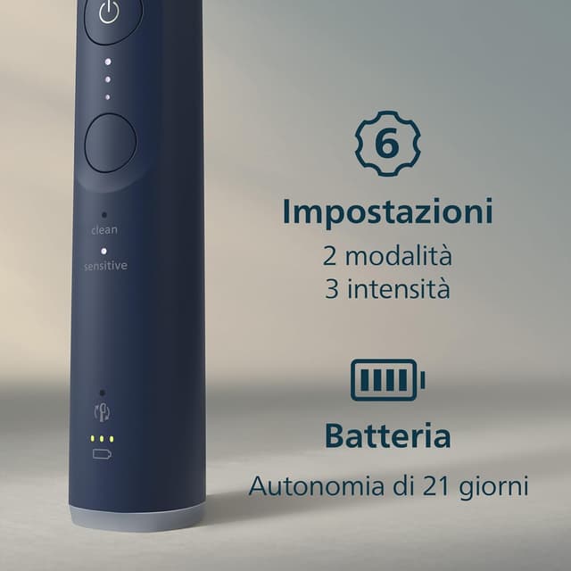 Thumbnail 6 de Philips Sonicare 6100 HX7403/01 spazzolino sonico