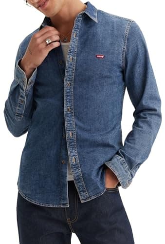 Detalle 2 de Levi's Long-Sleeve Battery Housemark Slim Camisa XS