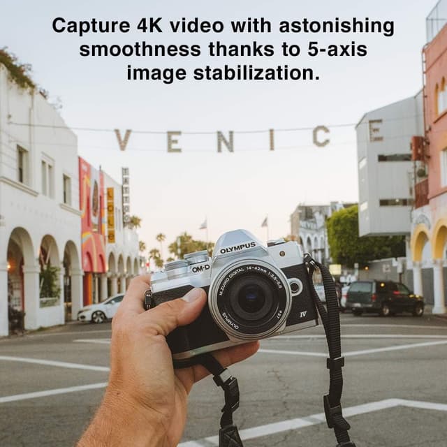 Detalle 2 de OM SYSTEM Olympus E-M10 Mark IV 20MP camera