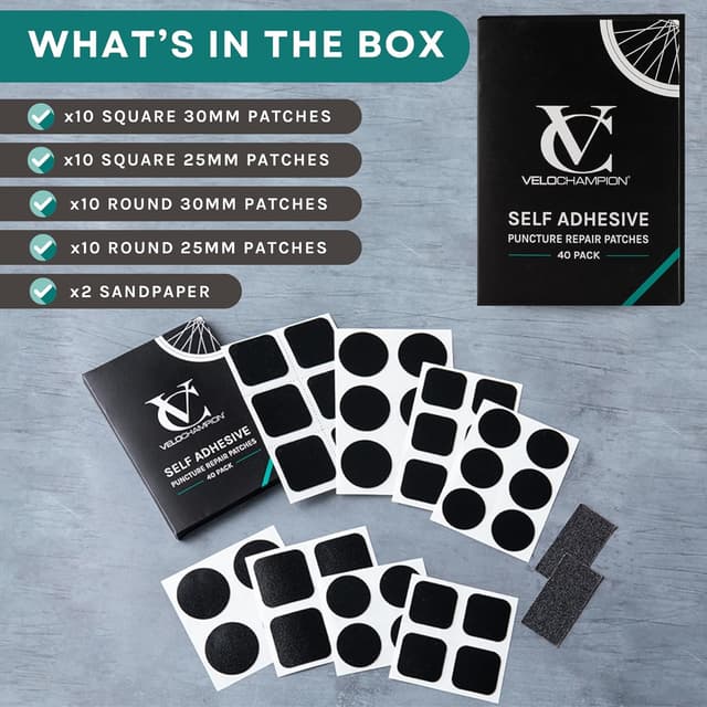 Detalle de VeloChampion Kit riparazione forature per bici