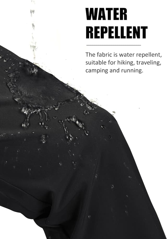 Detalle de MAGCOMSEN Men’s lightweight tracksuit bottoms with zip pockets for walking & hiking