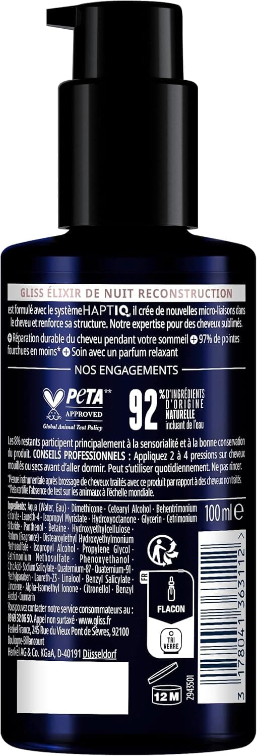 Thumbnail 1 de GLISS Elixir de Nuit Schwarzkopf 100 ml 🌙