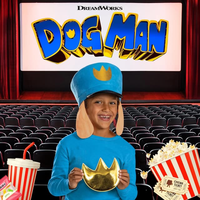 Thumbnail 6 de Disguise Dog Man Movie Fancy Dress Kit Hat