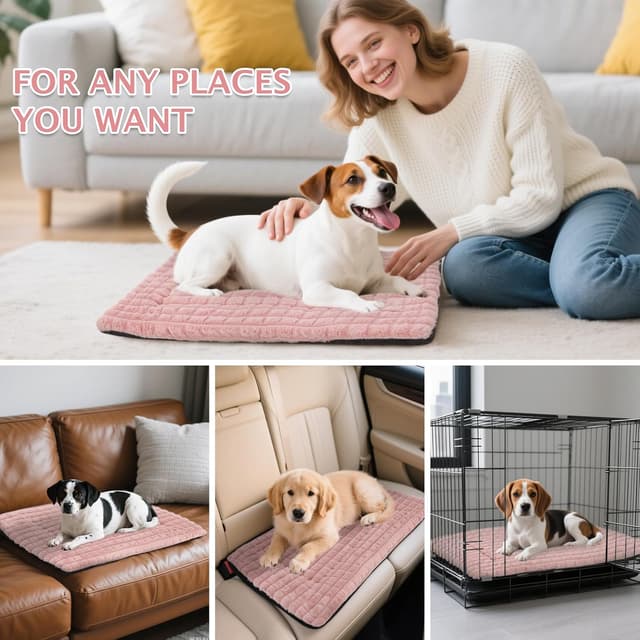 Thumbnail 4 de BVAGSS Orthopädisches Hundebett 100x70 Rosa