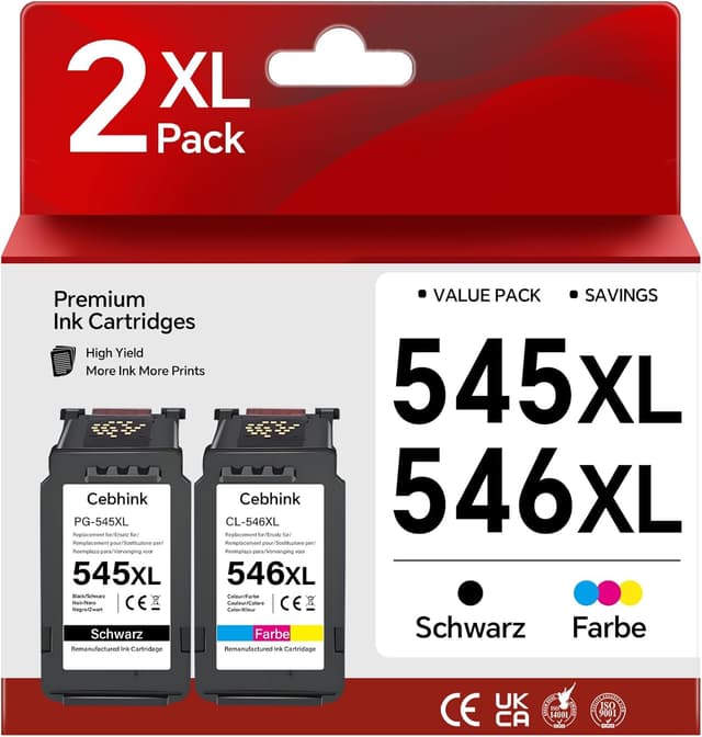 Imagen de Cebhink 545XL 546XL Multipack Druckerpatronen en OfertitasTOP