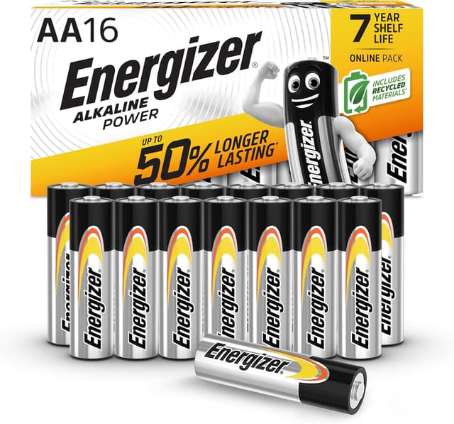 Detalle de Energizer Alkaline Power AA 16 pile 1,5V
