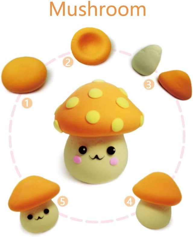 Detalle de YILAIDA Air Dry Clay (24-colour set) – non-toxic ultra-light modelling clay for creative learning