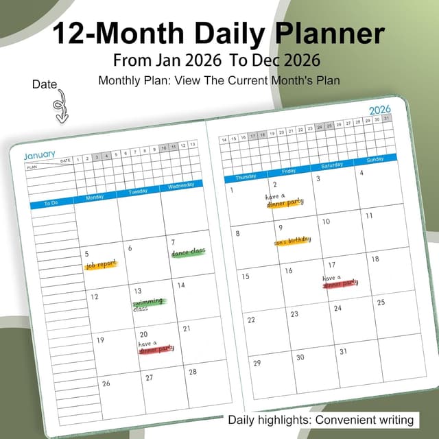 Thumbnail 4 de Agenda scolastica 2026 A5 una pagina al giorno