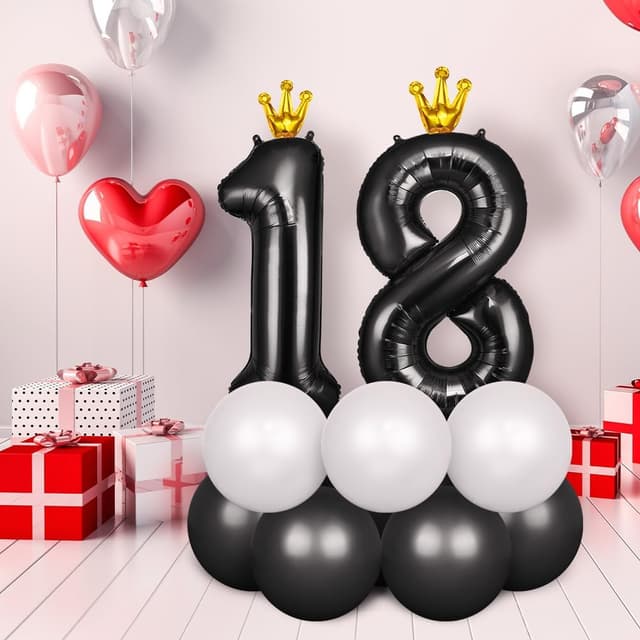 Thumbnail 4 de AOOSU Globo Número 0 negro 101 cm