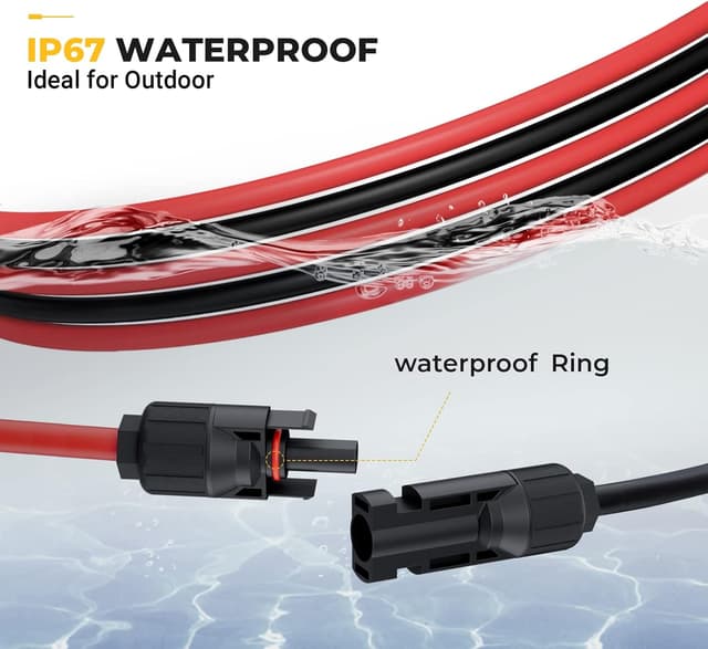 Thumbnail 2 de BougeRV 20 Feet 10AWG Solar Extension Cable