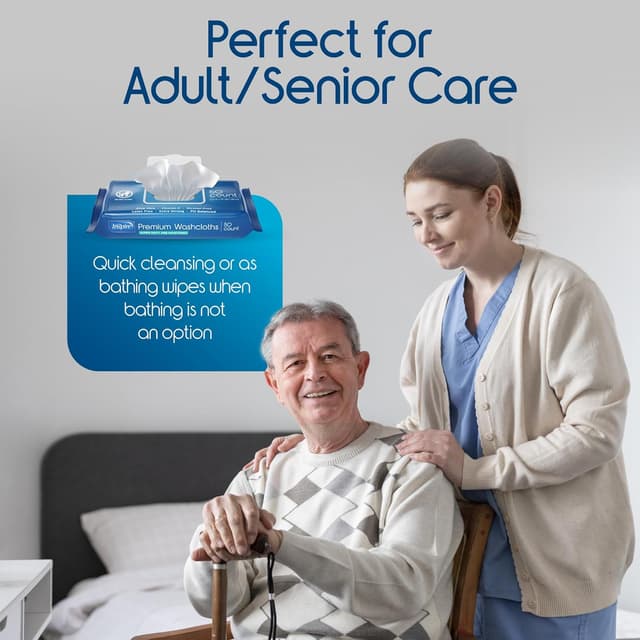 Thumbnail 5 de Inspire Adult Wet Wipes 8 x 12, 12-Pack