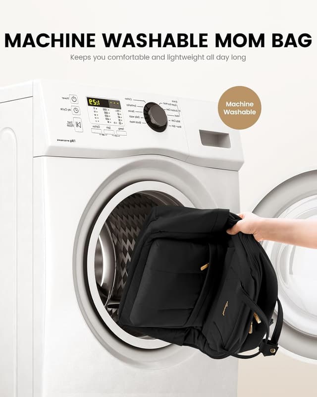 Thumbnail 6 de LOVEVOOK Wickelrucksack Groß Schwarz