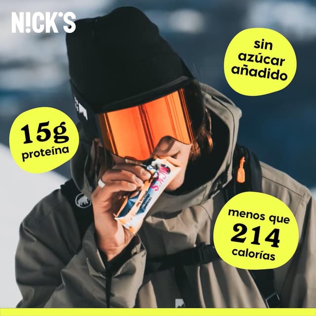 Thumbnail 2 de NICKS Mix Barritas Proteína 9×50g 🍫