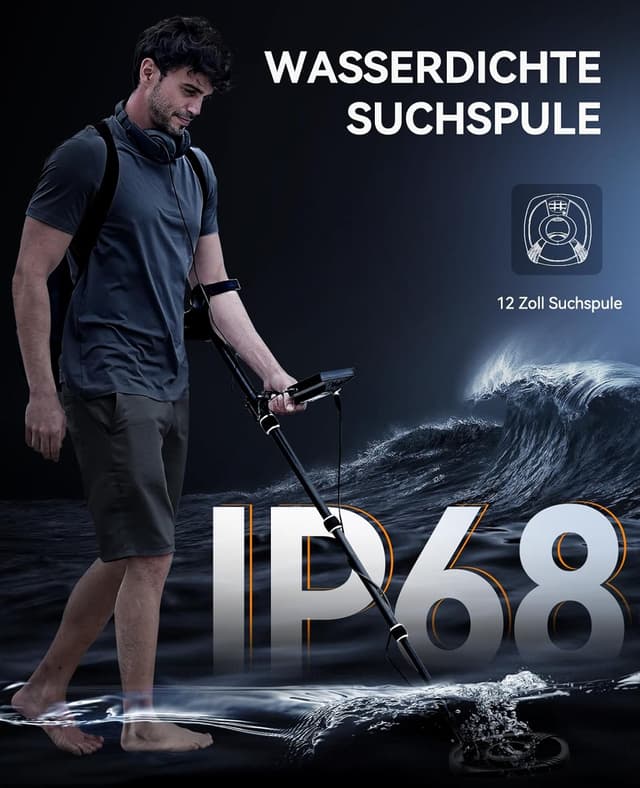 Thumbnail 4 de SUNPOW Metalldetektor 2025 Profi mit Pinpointer đ