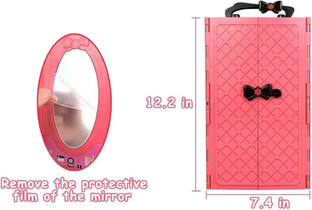 Detalle 2 de Kleidung für 11,5 Zoll Puppen mit Schrank