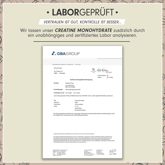 Thumbnail 4 de Creatin Monohydrat Pulver 1kg vegan